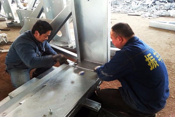 噴灌機(jī)生產(chǎn)車(chē)間展示